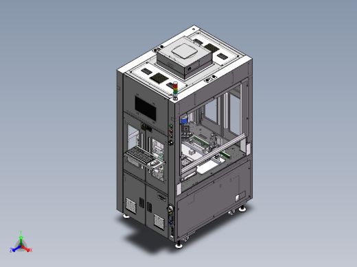 自动贴泡棉机sw21可编辑正等轴测缩略图