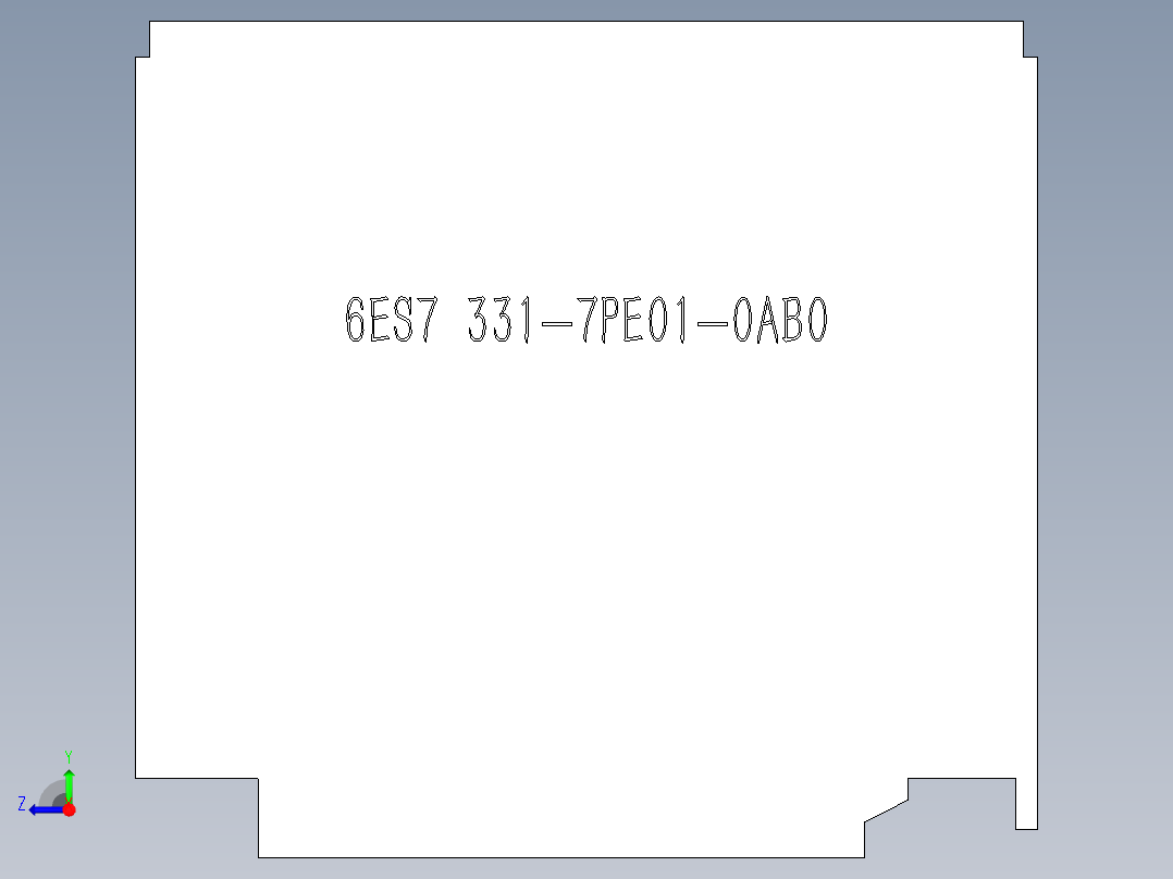 西门子电气 6ES7 331-7PF01-0AB0右视图