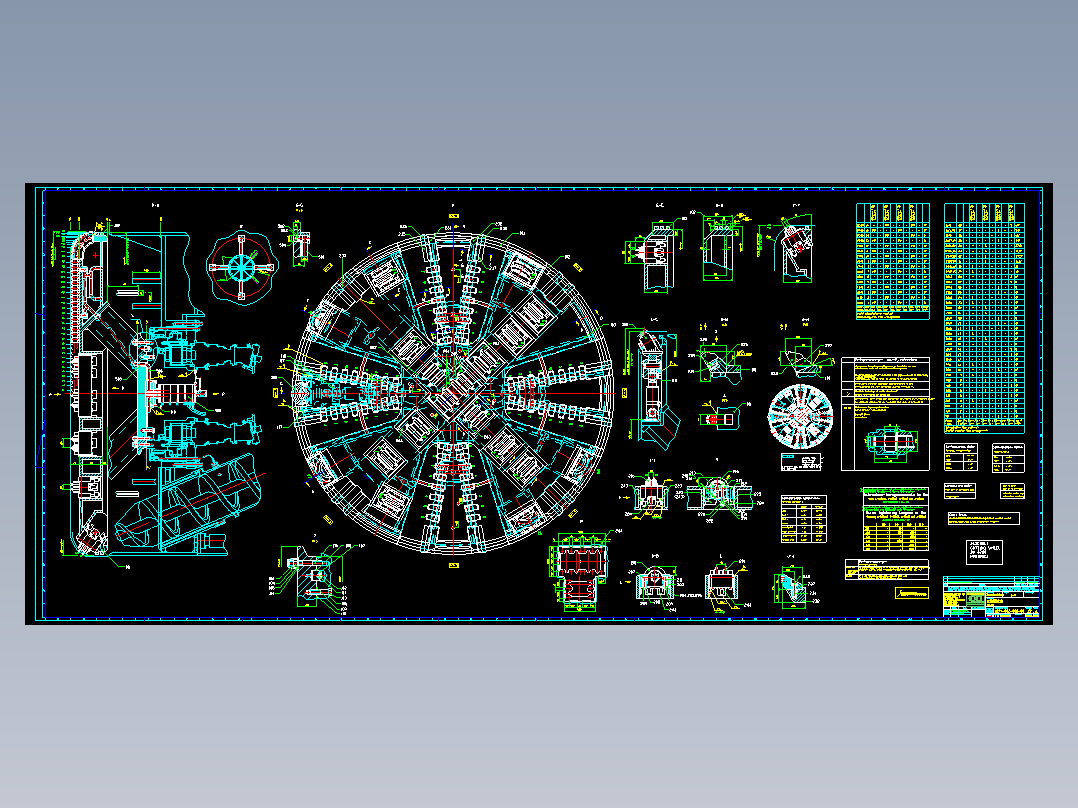 海瑞克刀盘CAD图纸238345