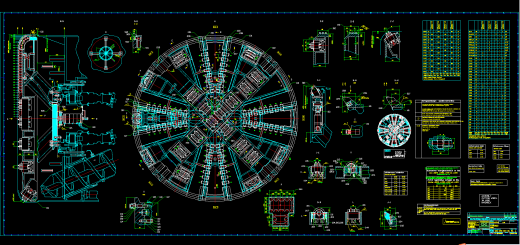 海瑞克刀盘CAD图纸238345缩略图