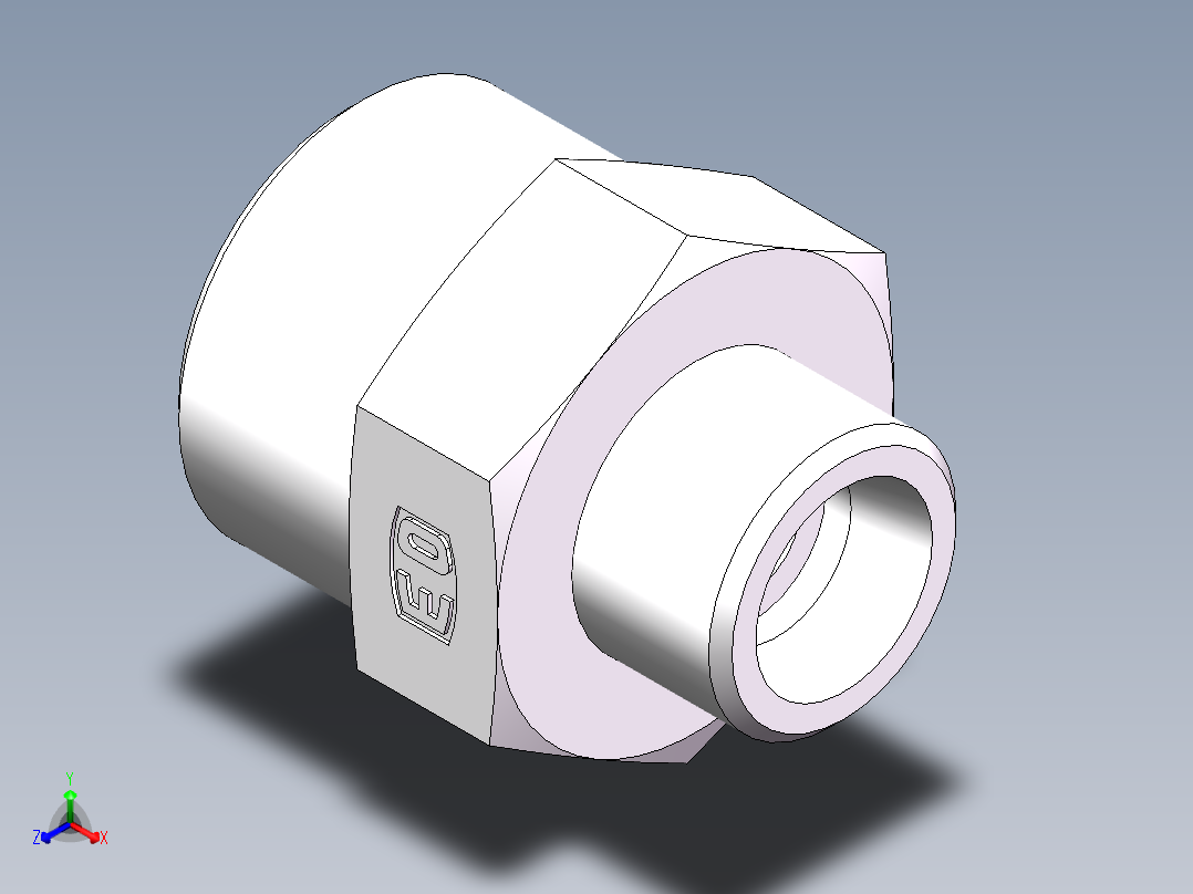 直通变径-GR、1D-20-30主视图