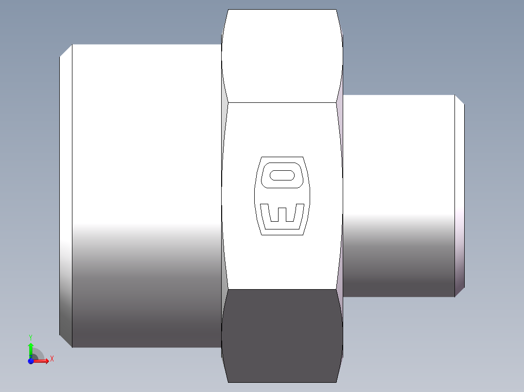 直通变径-GR、1D-20-30前视图