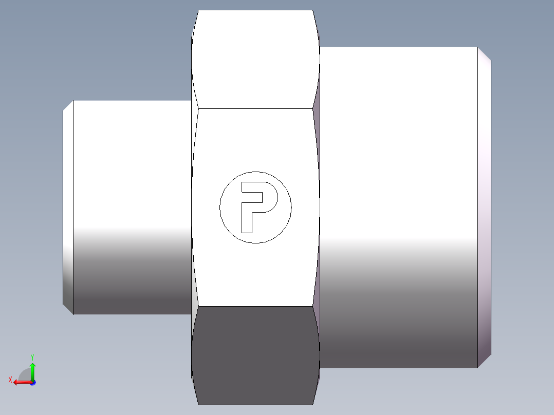 直通变径-GR、1D-20-30后视图