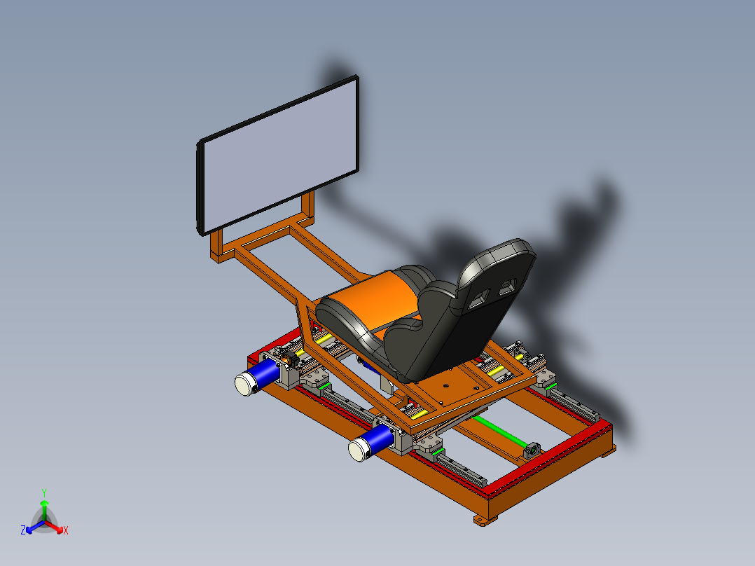 B2004105-3DOF赛车模拟器