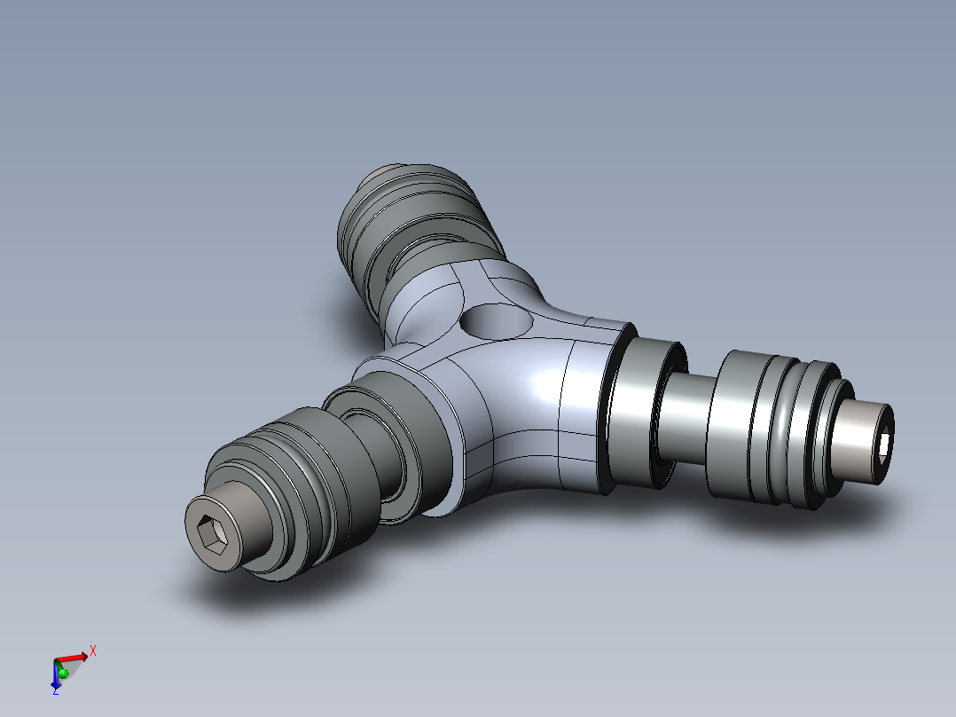 A2004890-3叶片600尺寸尾桨毂组件