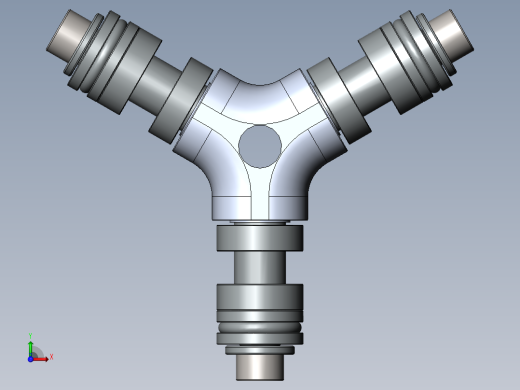 A2004890-3叶片600尺寸尾桨毂组件前视缩略图