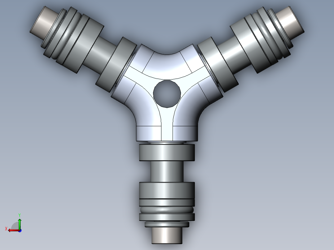 A2004890-3叶片600尺寸尾桨毂组件后视图