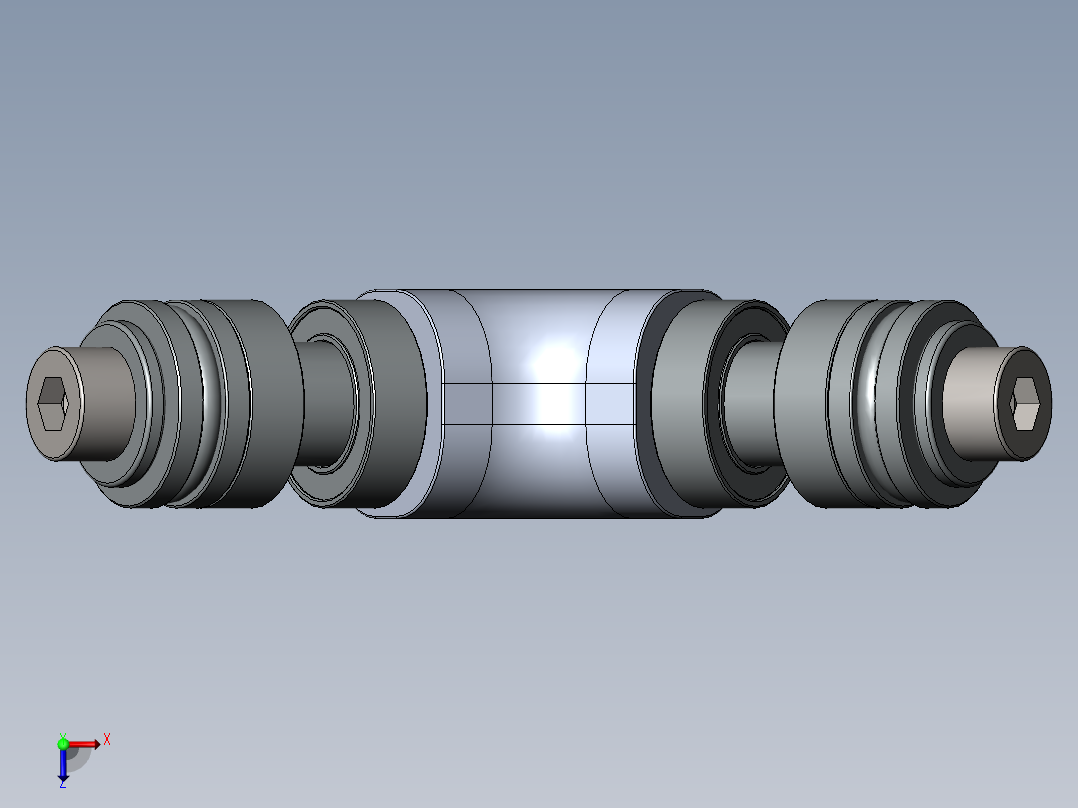 A2004890-3叶片600尺寸尾桨毂组件俯视图