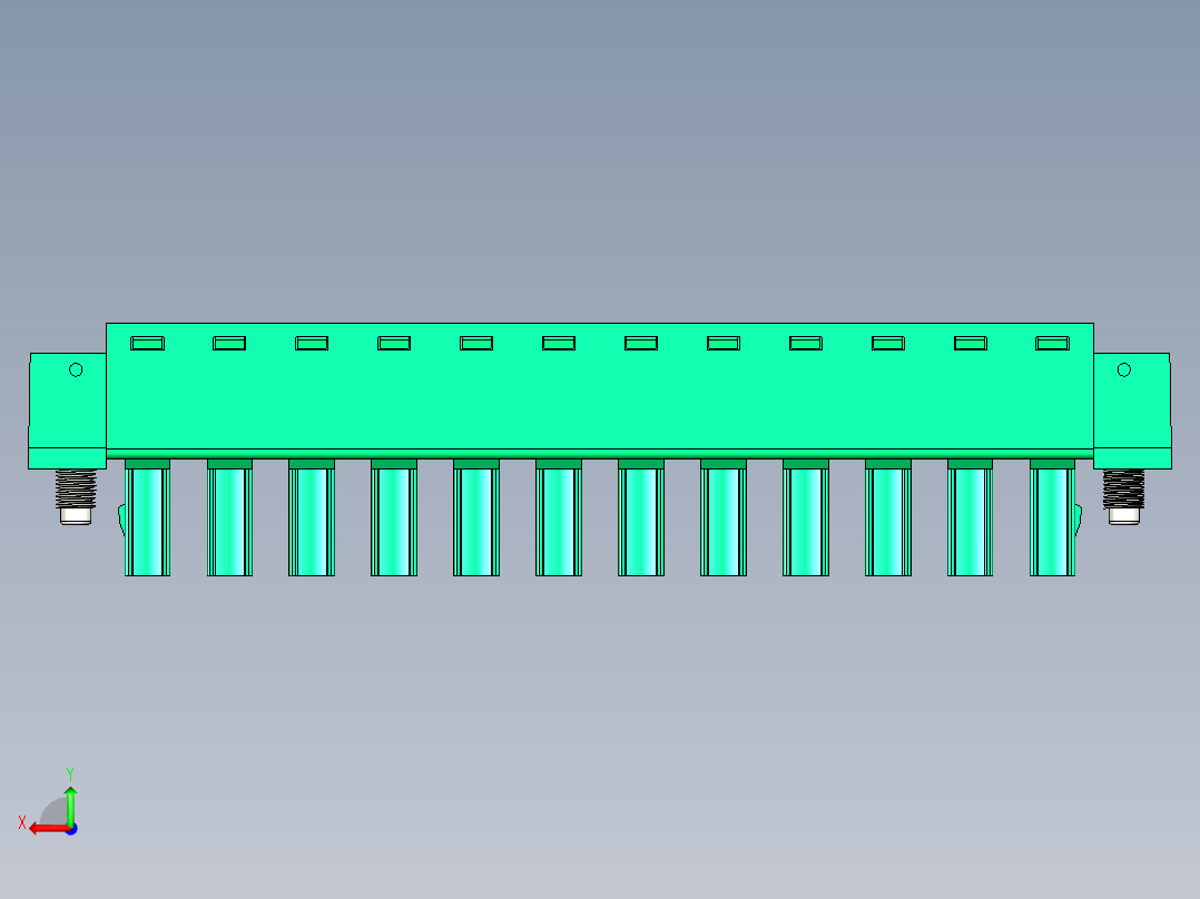 接插件(260)后视图