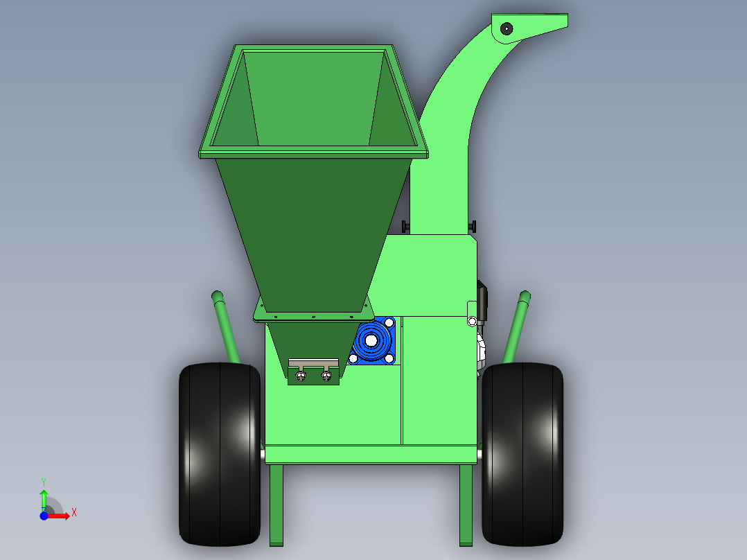 B2004471-木材粉碎机 V2前视图