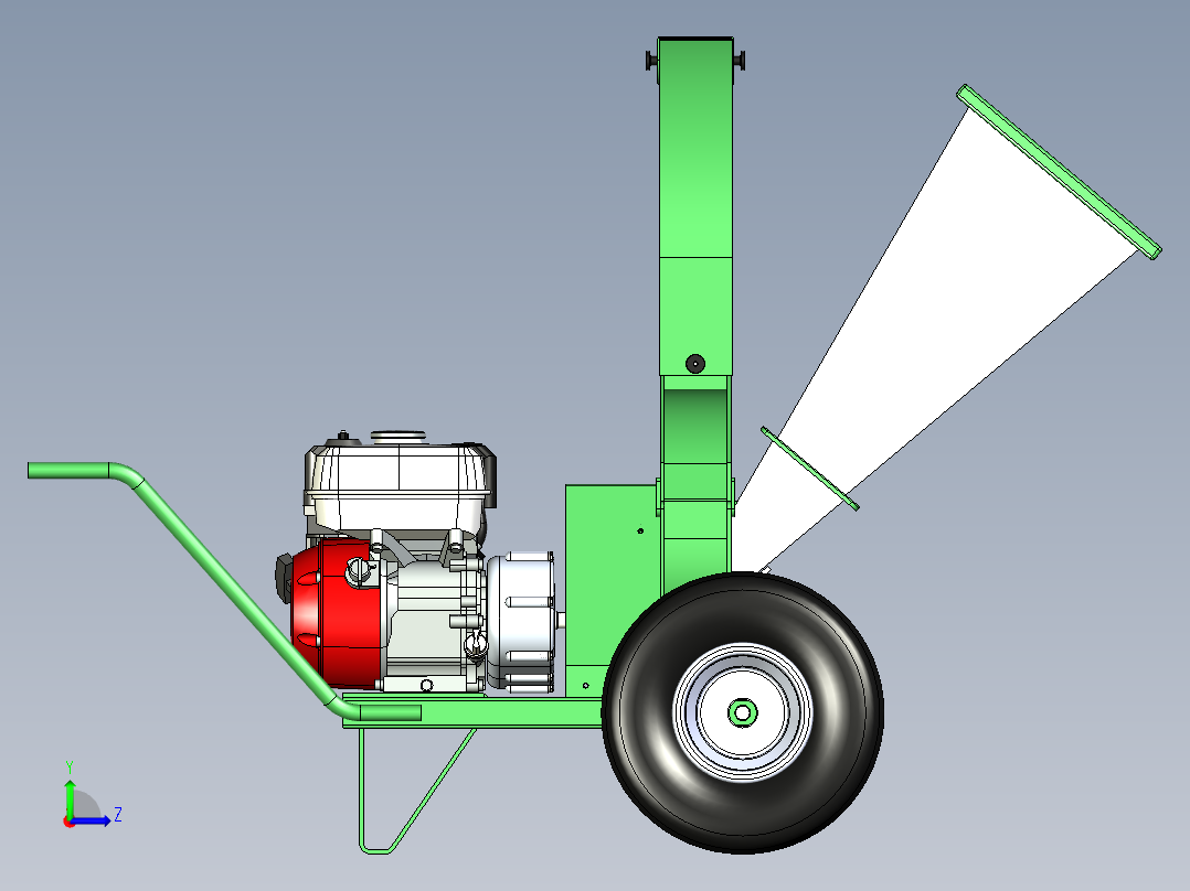 B2004471-木材粉碎机 V2左视图