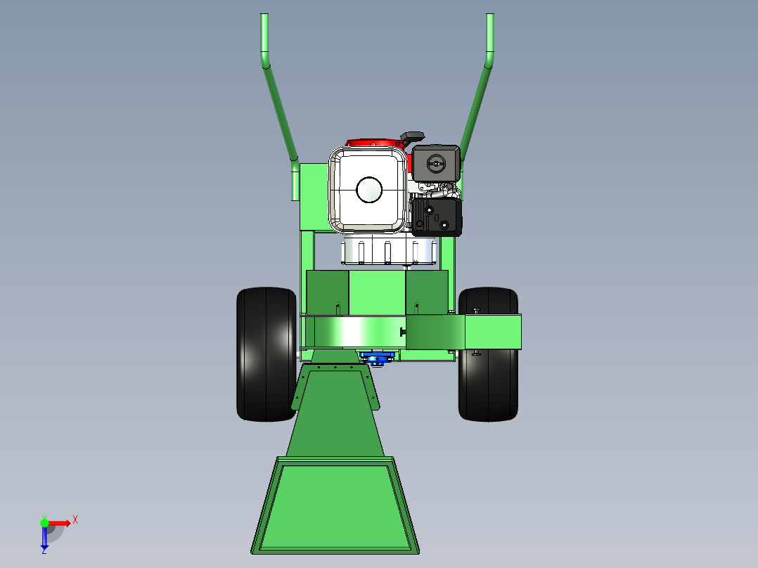 B2004471-木材粉碎机 V2俯视图