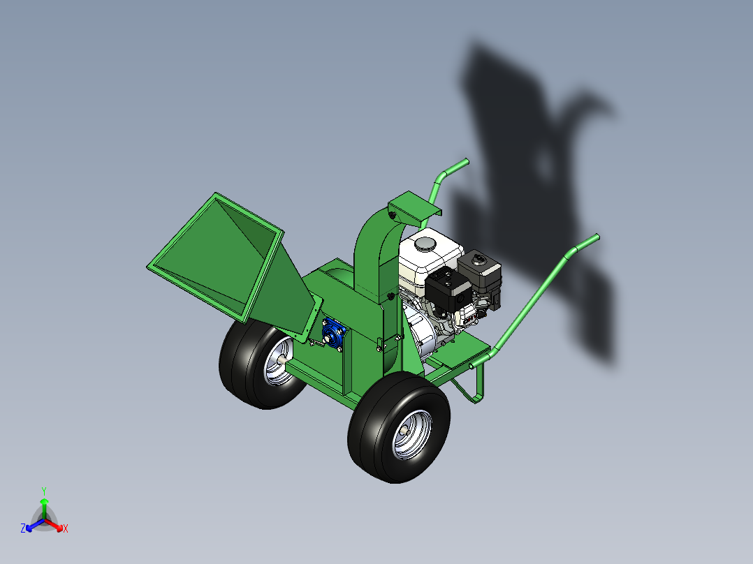 B2004471-木材粉碎机 V2正等轴测图