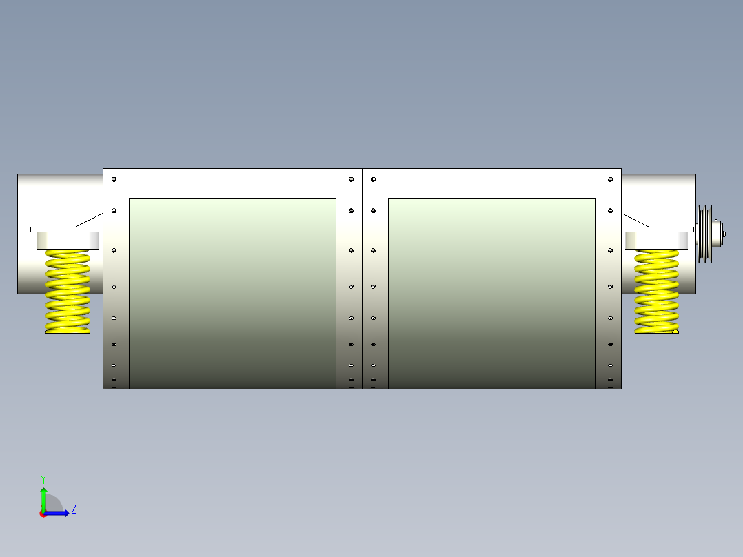 B3003857-振动筛用于纸浆左视图