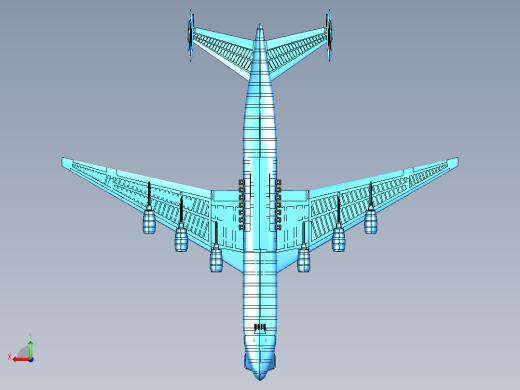 B3004208-安-225大型运输机后视缩略图
