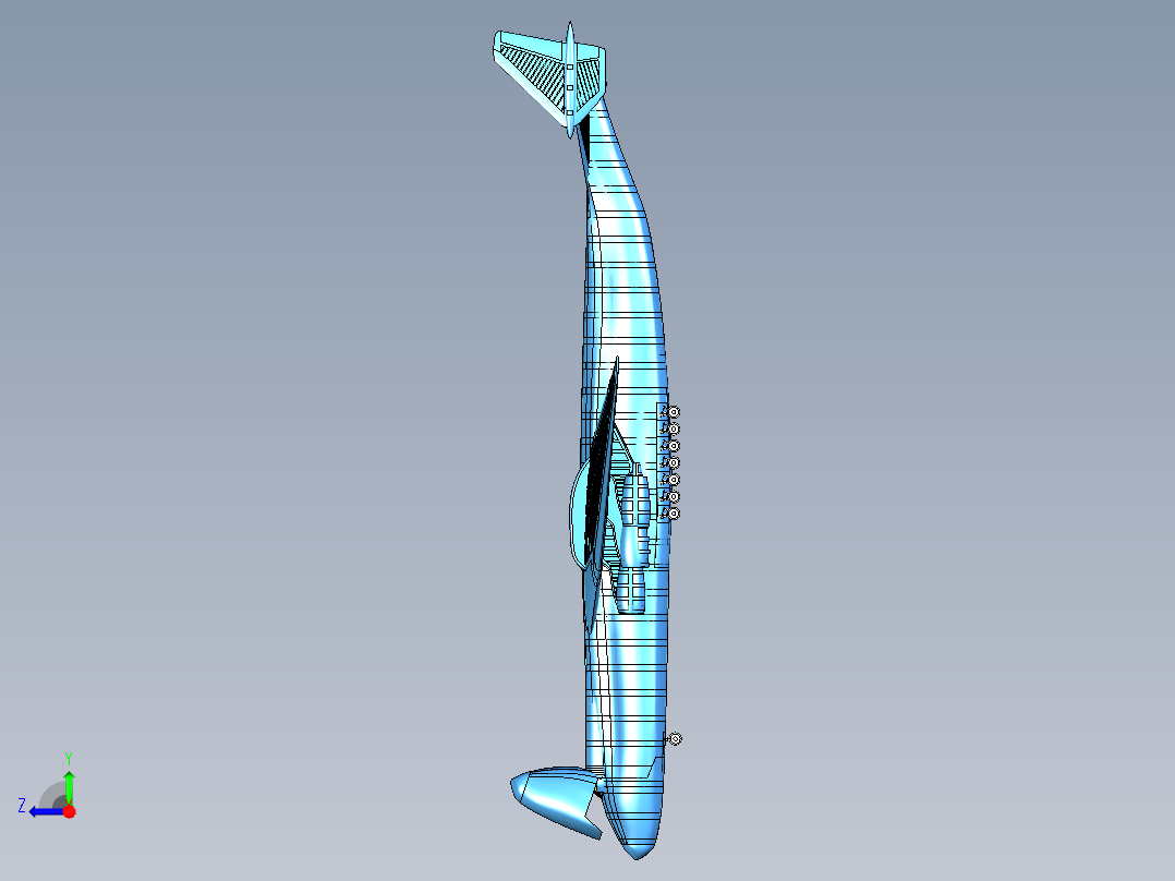 B3004208-安-225大型运输机俯视图