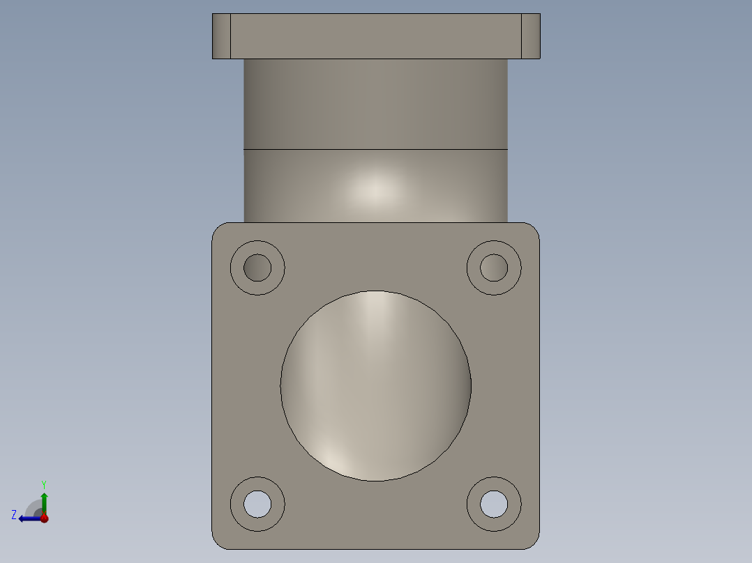 A0003699-管子和法兰右视图