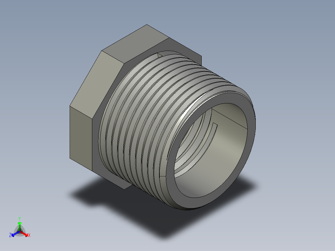 螺纹管转接头-内外丝异径 DN20-DN15