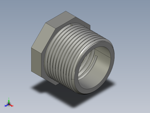 螺纹管转接头-内外丝异径 DN20-DN15
