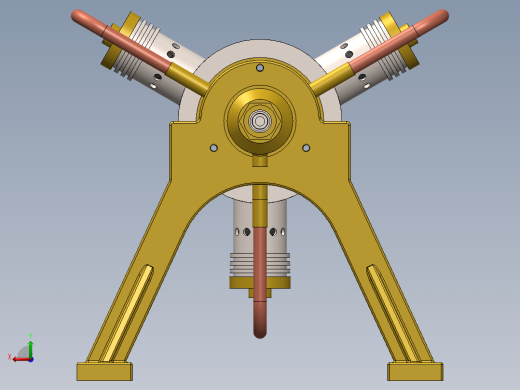 蒸汽机three-cylinder-rotary-steam-engine-1831-模型格式为 sw后视缩略图