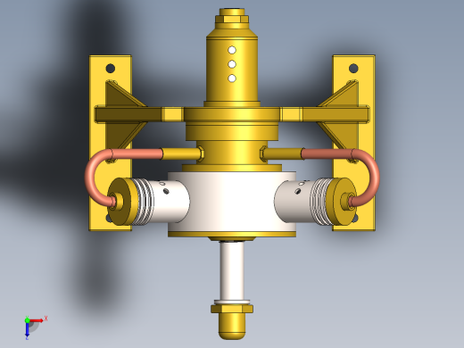 蒸汽机three-cylinder-rotary-steam-engine-1831-模型格式为 sw俯视缩略图