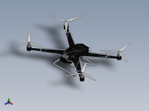 改装无人机12正等轴测缩略图