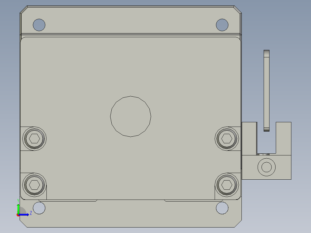 KK6005C-150A1-F0组件A-A左视图