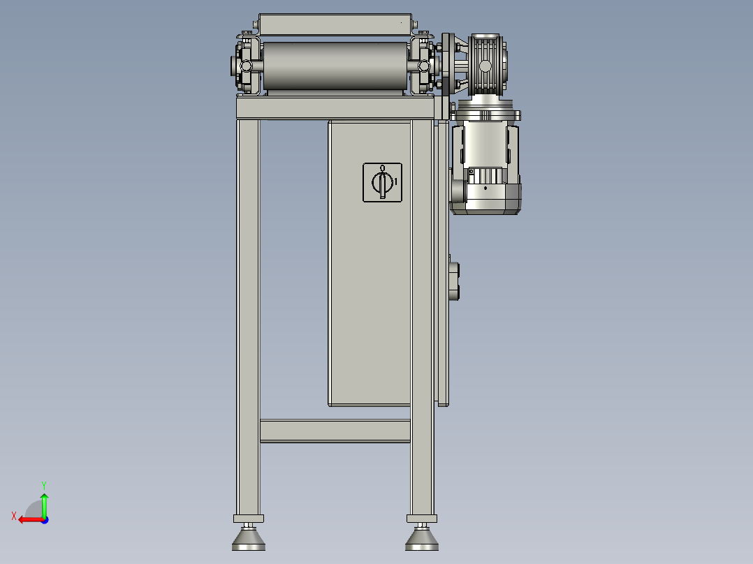 带式输送机后视图