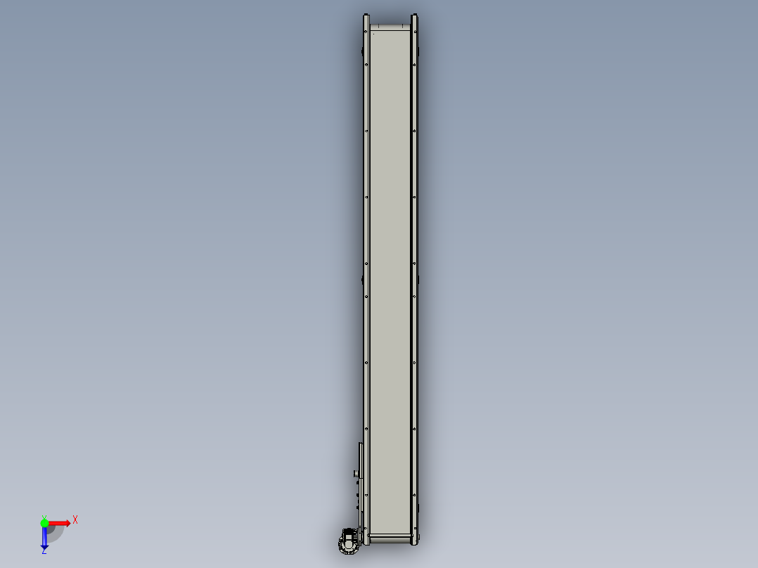 带式输送机俯视图