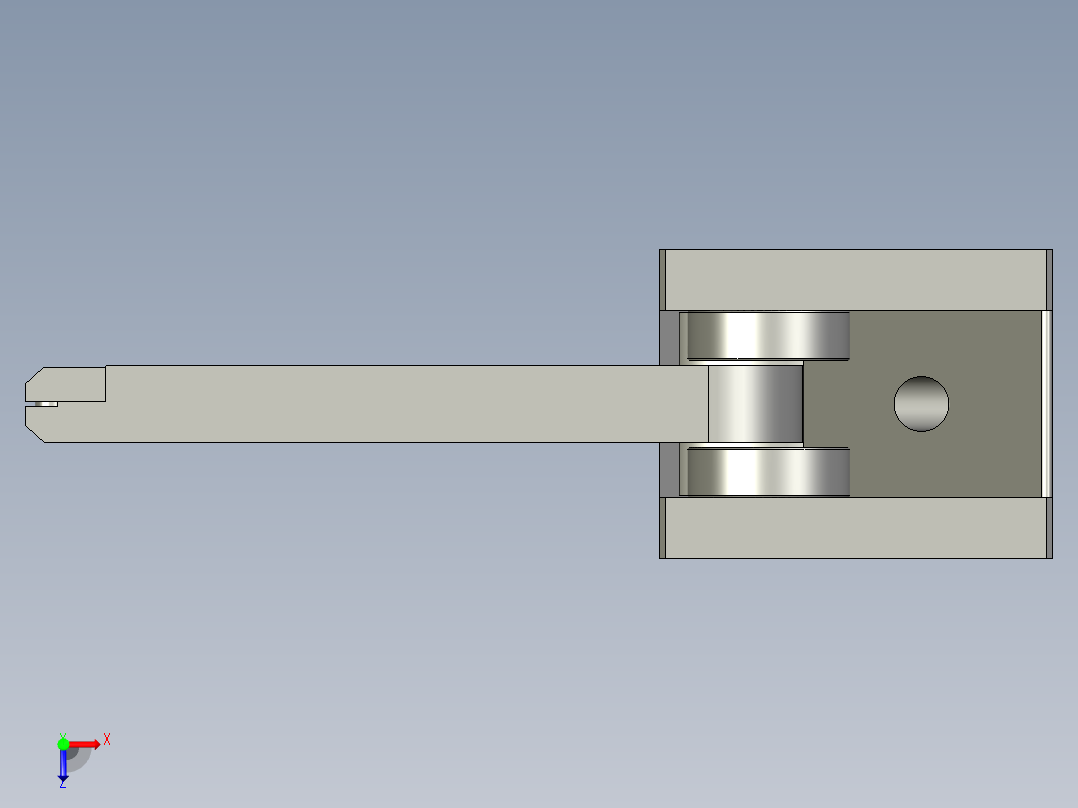 HW分层摆动锯齿机构ASM俯视图
