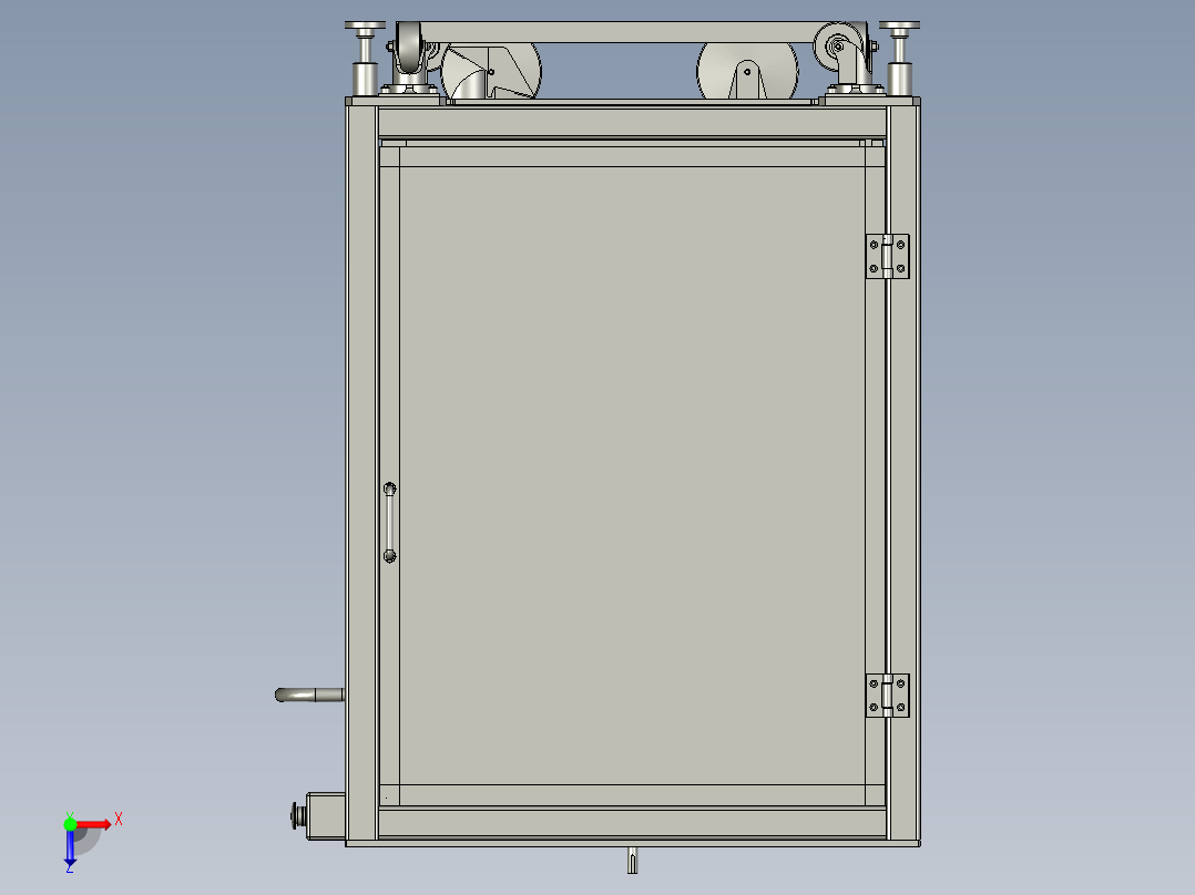 M063-升降料仓模组俯视图