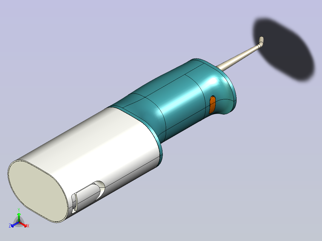 洁牙器主视图