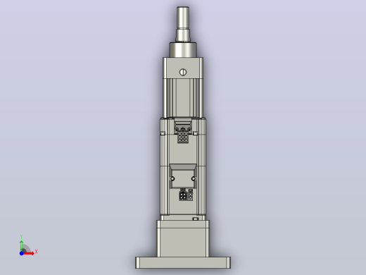轻载电动缸TPA-ESR40-1210C-L50-MR-FB-W-P40-C3前视缩略图