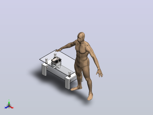 碎纸机(用于3D打印)正等轴测缩略图