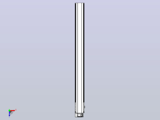 皮带直线轴半封闭可选导轨TPA-HNB-202D-140-L2050-LU-Y-P75-N3俯视缩略图