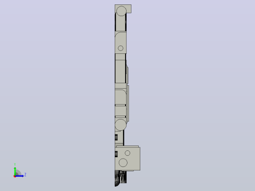 3D打印的USB机器人左视缩略图