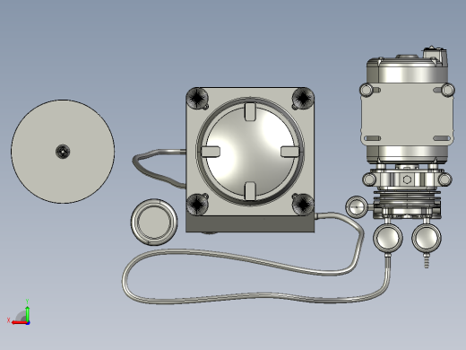 测试密封设备模型后视缩略图