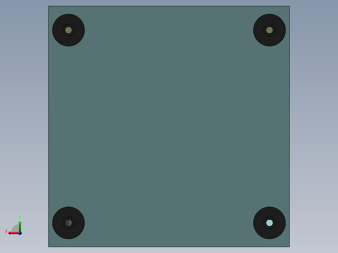 拉力测试工装后视图