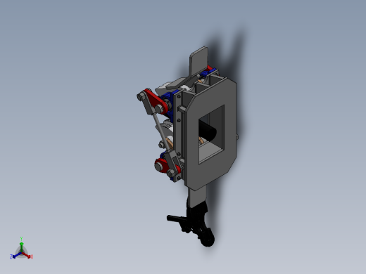 压力管重力管夹3D模型图纸 Solidworks设计正等轴测缩略图