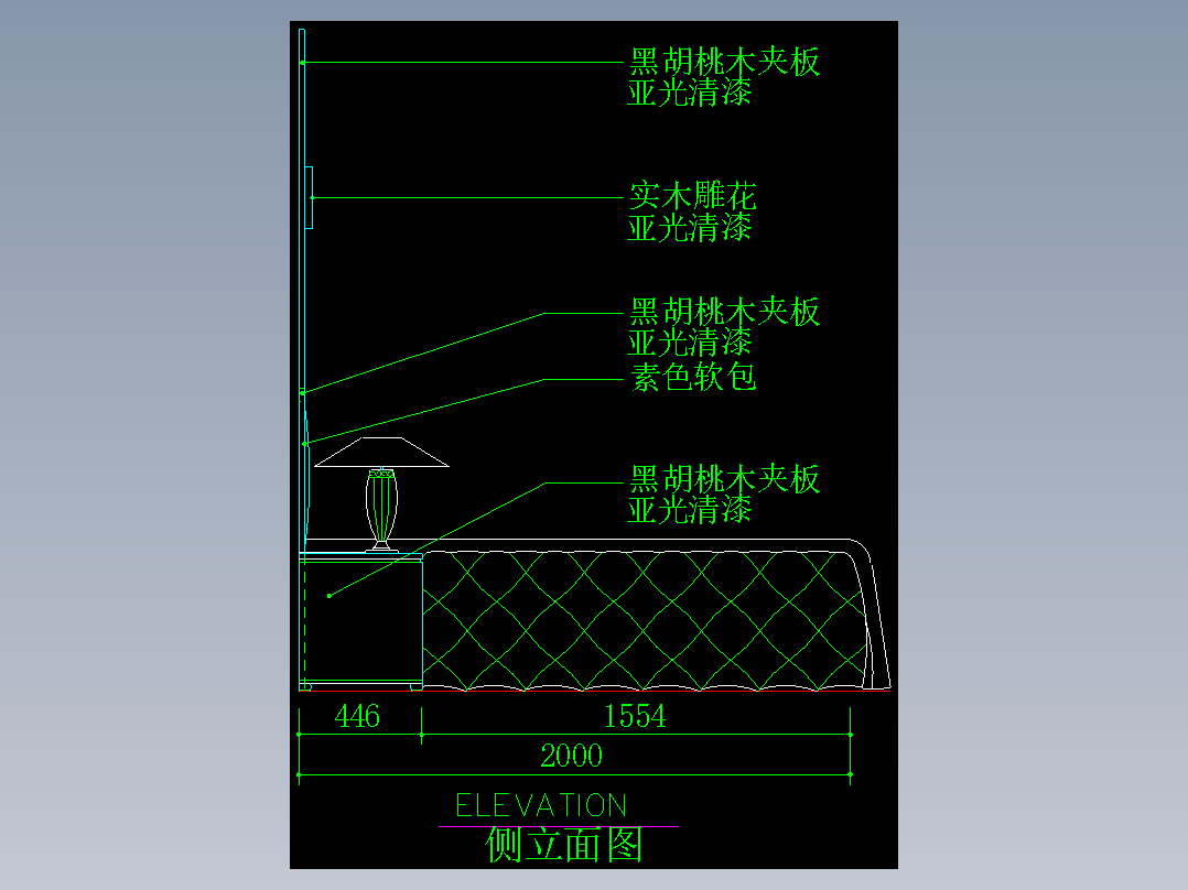 家装类CAD土块(二)-FH01071D