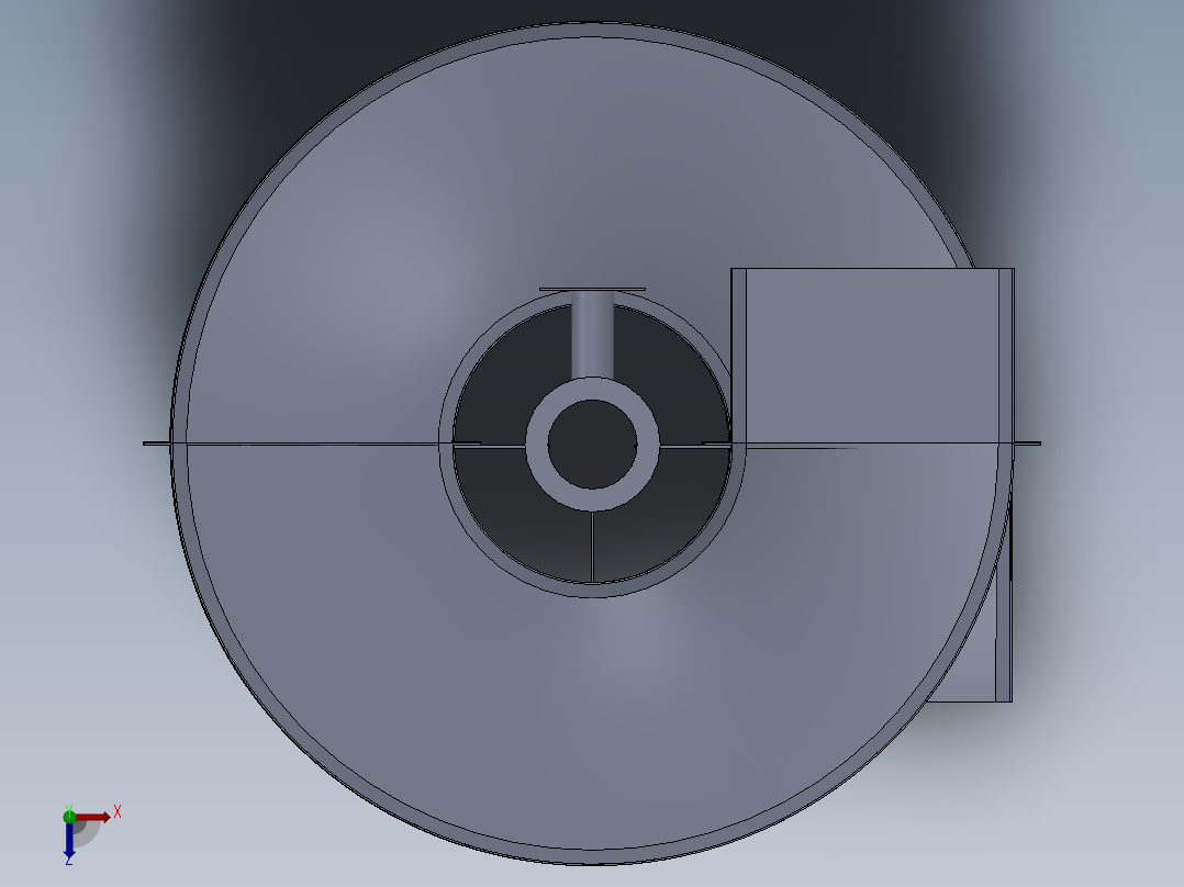垂直螺旋滑梯模型302487俯视图