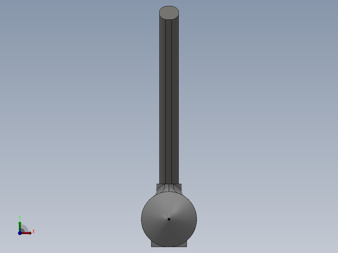 solidworks 喷水推进装置前视图