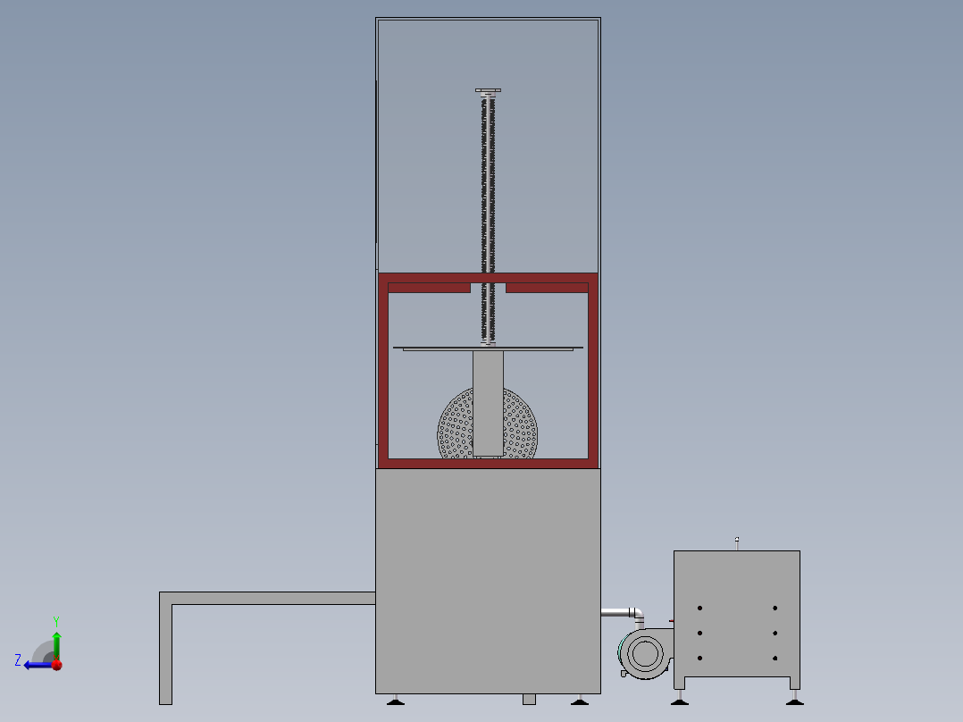 十工位全自动搬送超声波清洗线右视图