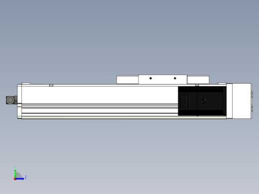 Toyo东佑达直线模组-ECH14-150-BR-200W左视缩略图