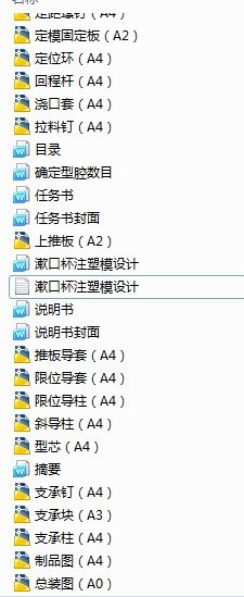 漱口杯注塑模设计缩略图