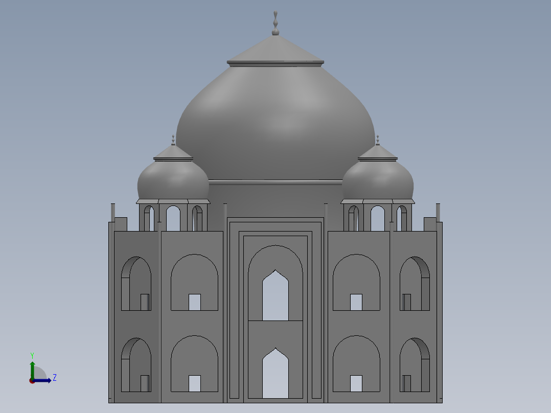 泰姬玛哈陵左视图