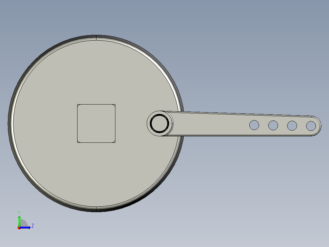 半轴拖车(1)左视图