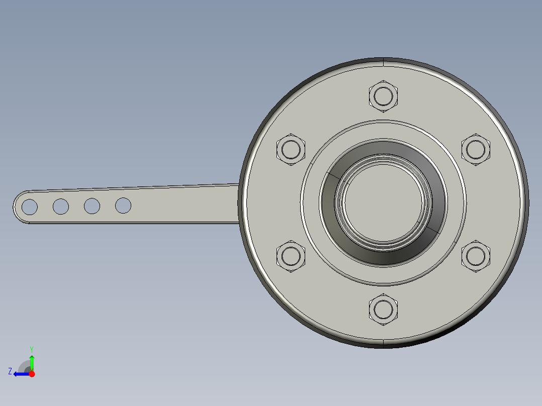 半轴拖车(1)右视图
