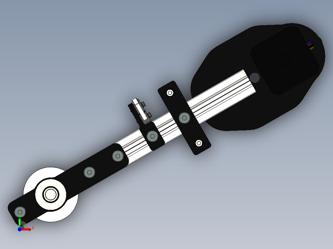 3D打印SCARA机器人--inventor stp前视图