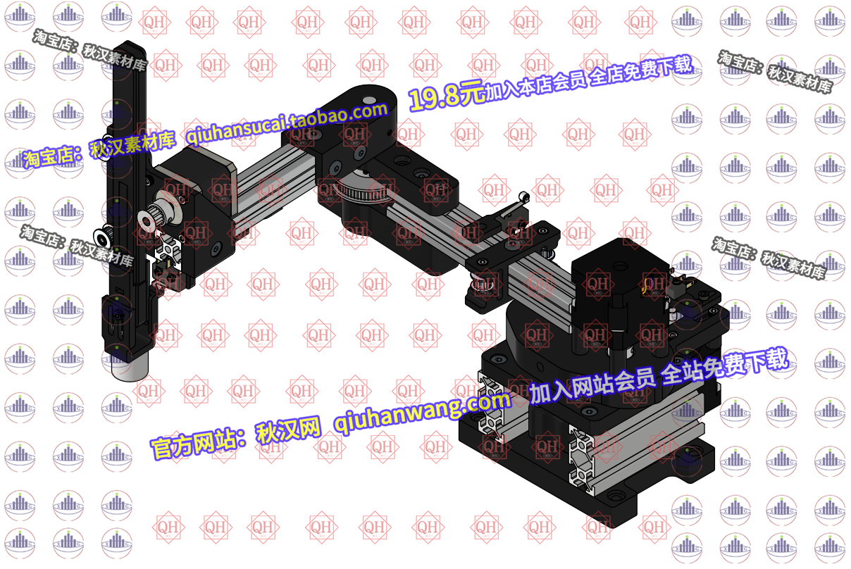 3D打印SCARA机器人--inventor stp